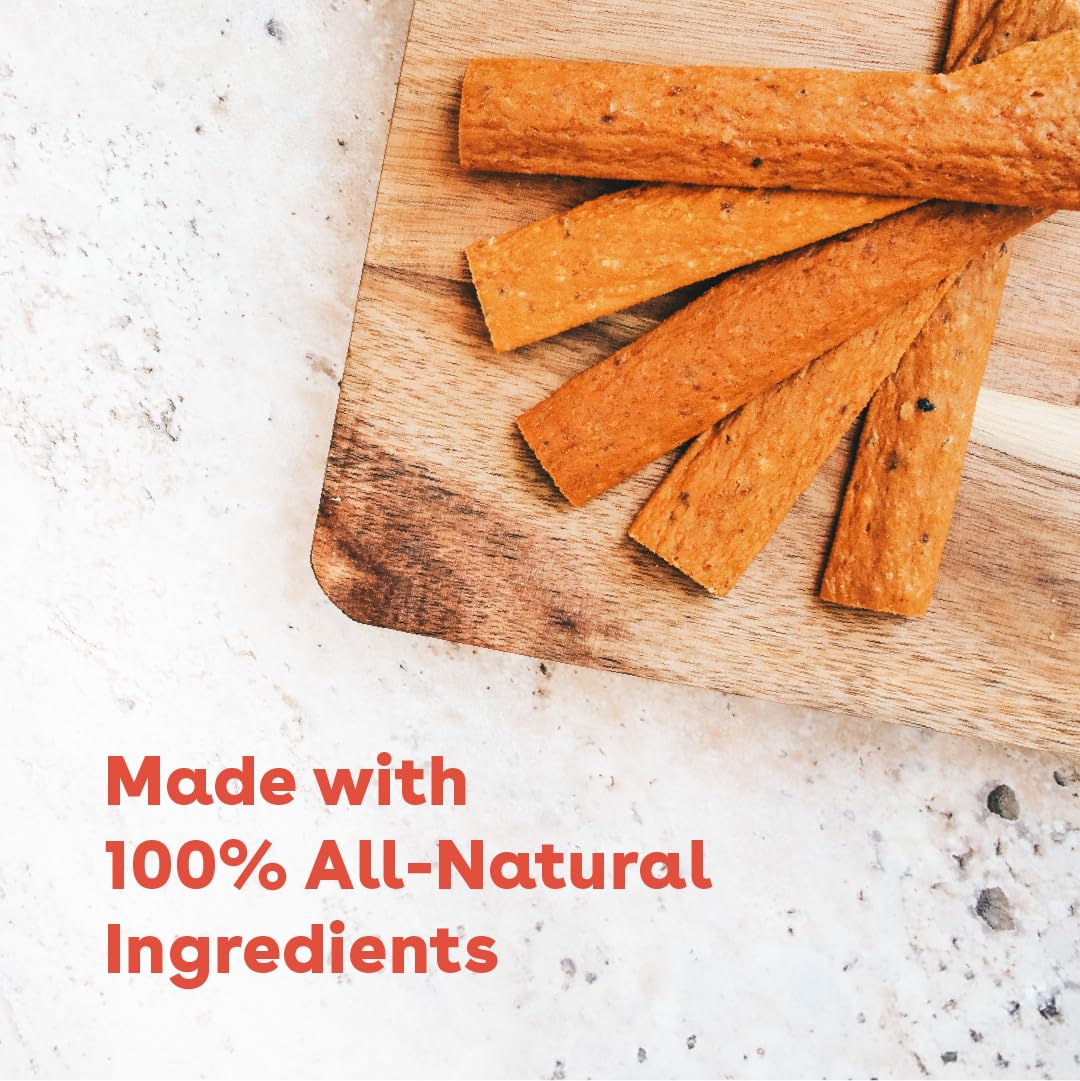 Pupford Chicken Jerky closeup reveals tender texture easy for dogs to chew