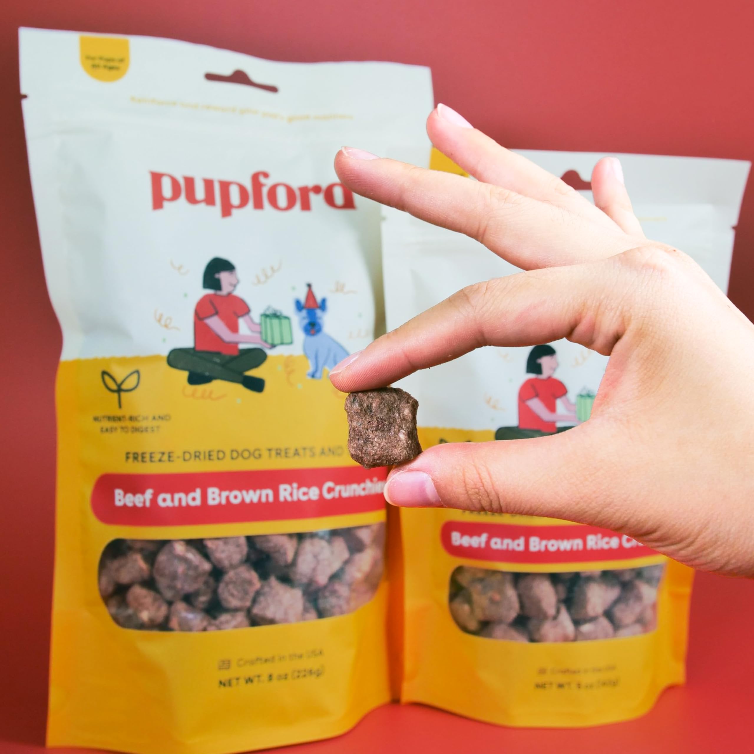 Pupford Crunchies training-reward are ideal for consistent praise and motivation.