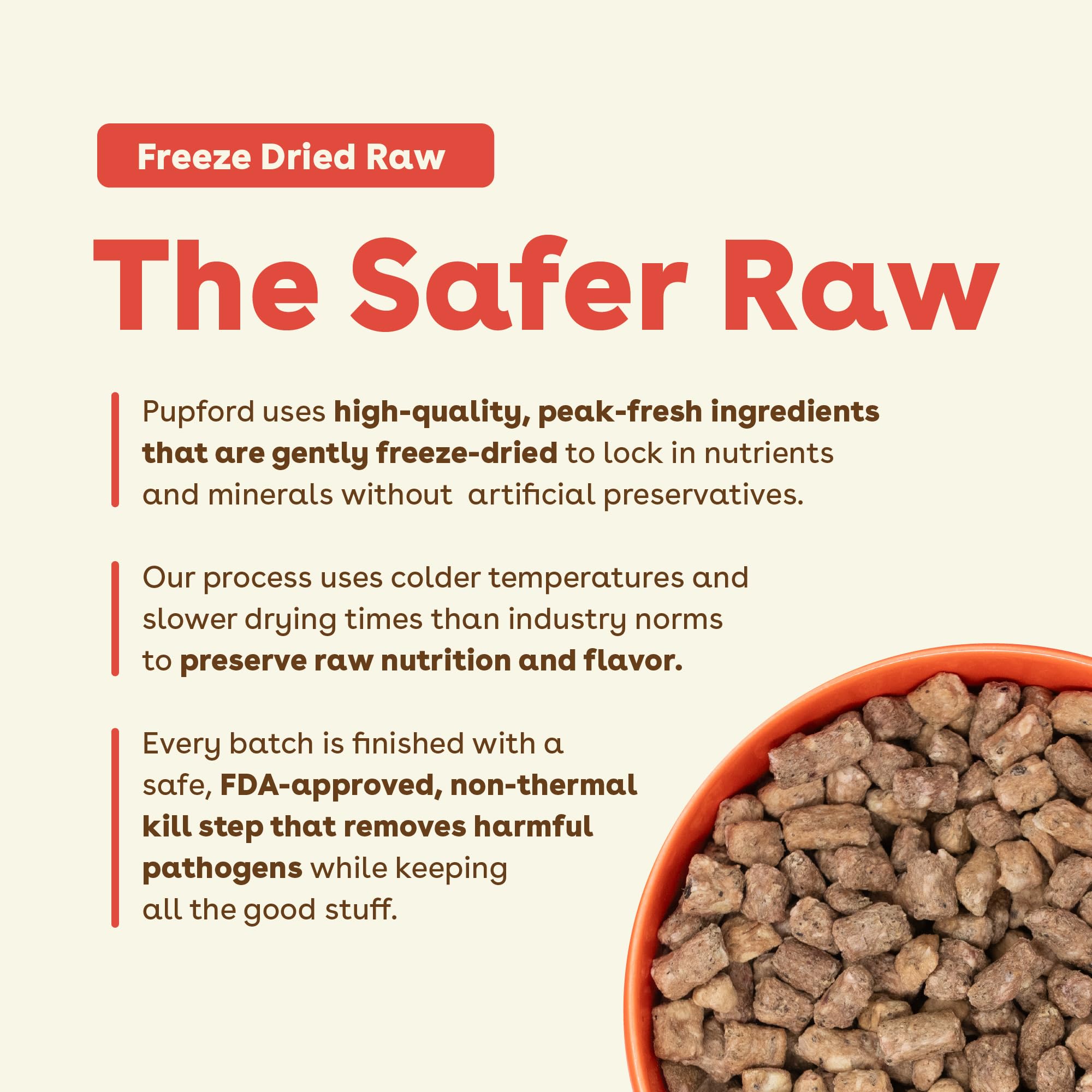 Pupford Good Dog Food high-protein 40-percent formula supports lean muscle and steady energy.