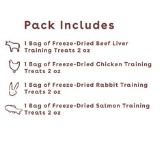 Pupford meat bundle beef liver 2oz bites with high palatability for focused sessions