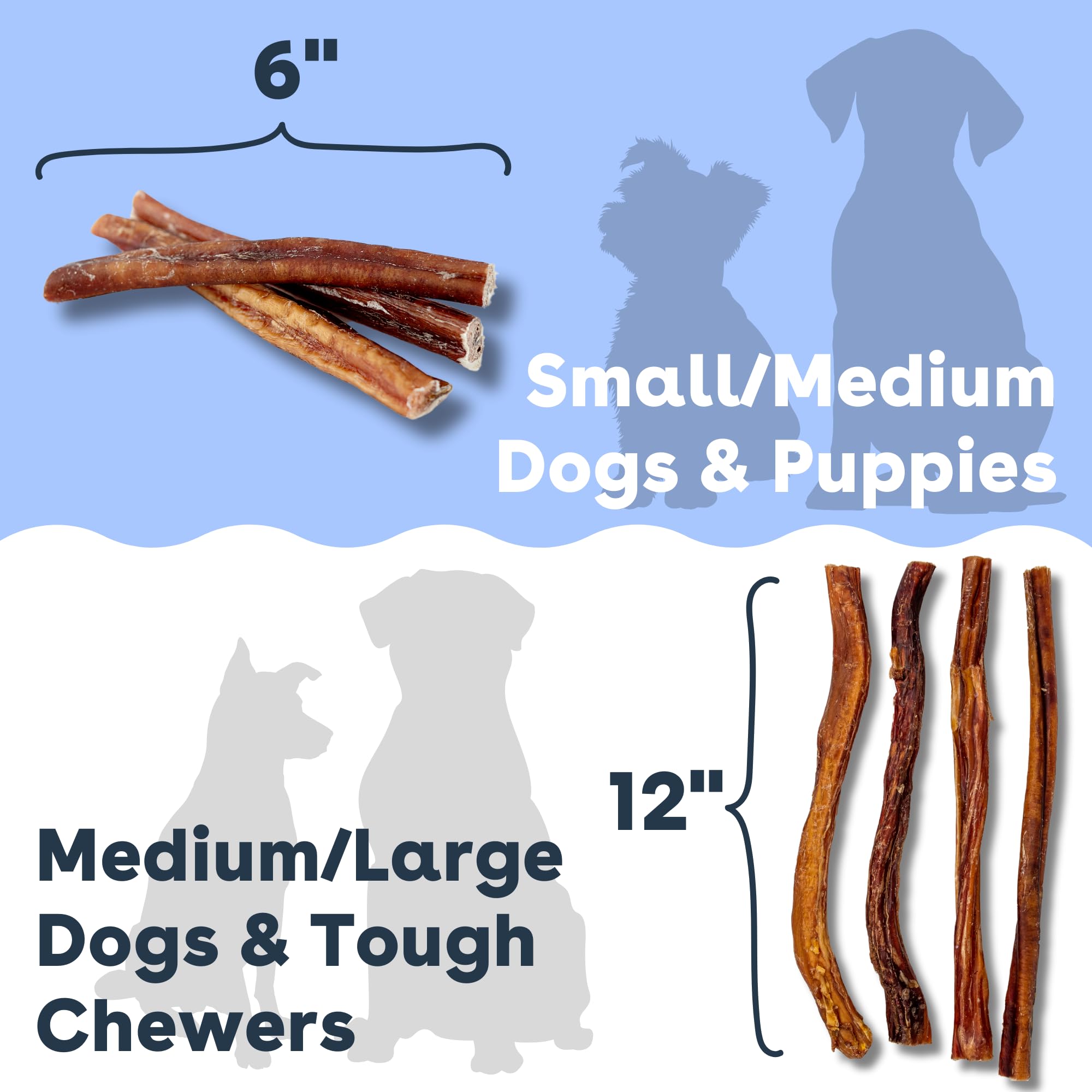 Pupford Thick Bully Sticks car-ride chew for calm travel.