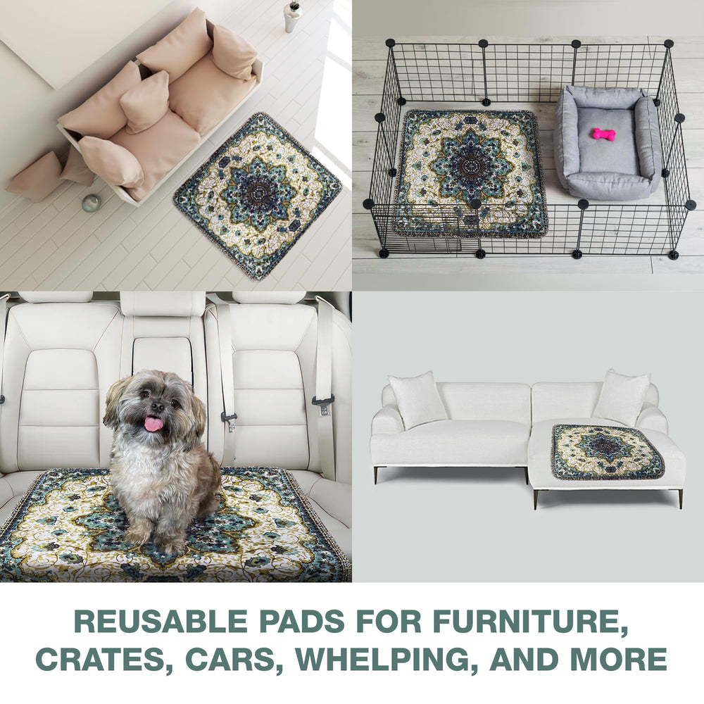 PUPIBOO pad doubles as crate or playpen mat for cozy, protected spaces.
