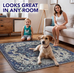 PUPIBOO wash pad leak-proof edges protect carpets and furniture from accidents.