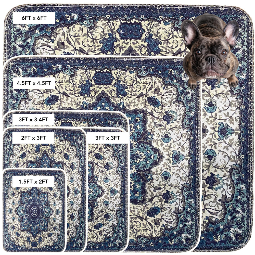 Pupiboo non-slip backing on pee pad keeps it securely in place during activity