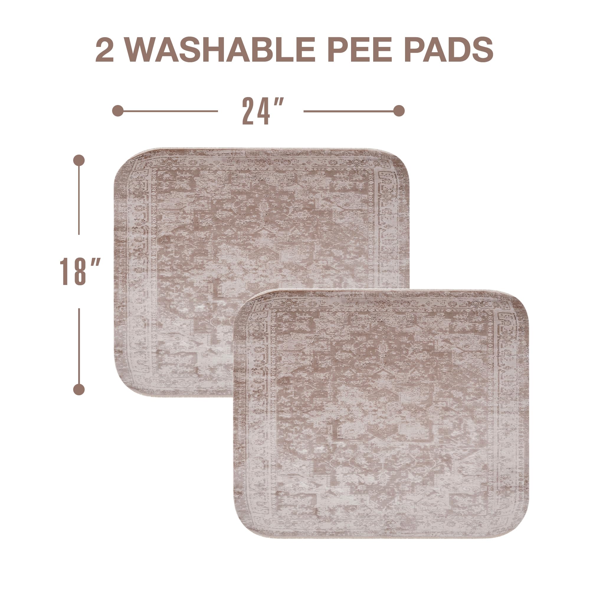 PUPIBOO non-slip-backing pad image shows secure placement on any floor