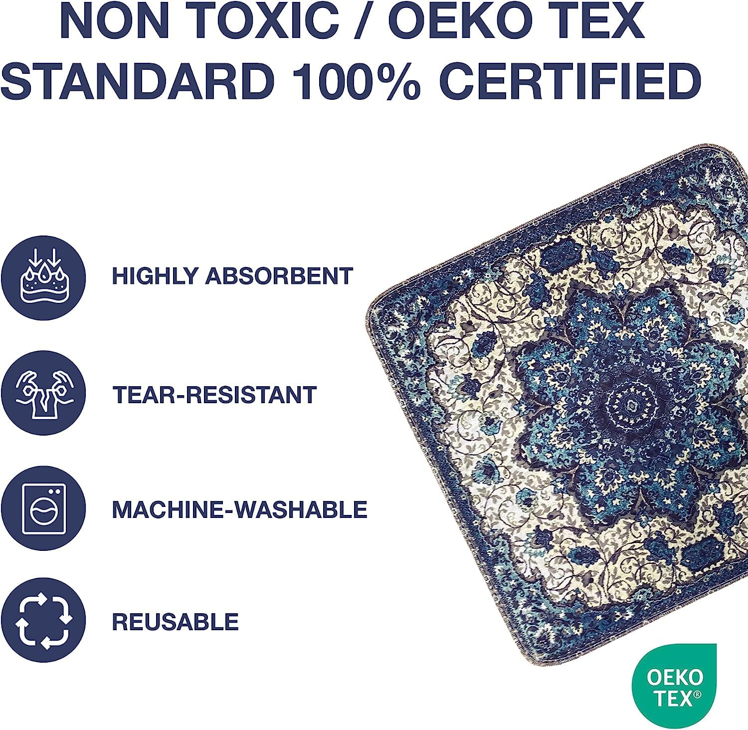 Pupiboo puppy-use pad suitable for housebreaking and quick cleanup