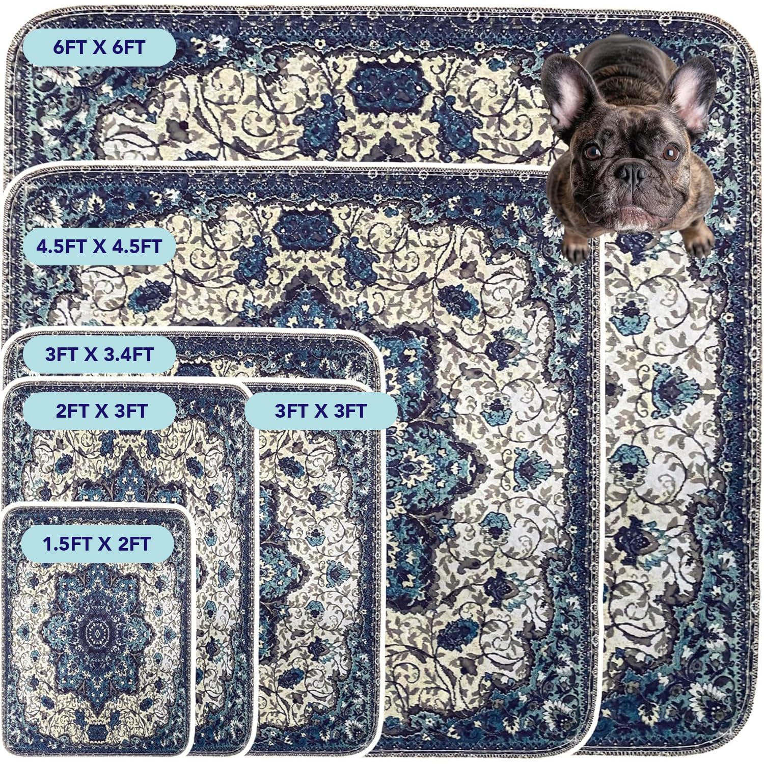 PUPIBOO pad ultra-absorbent multi-layer design captures liquid and odors effectively.