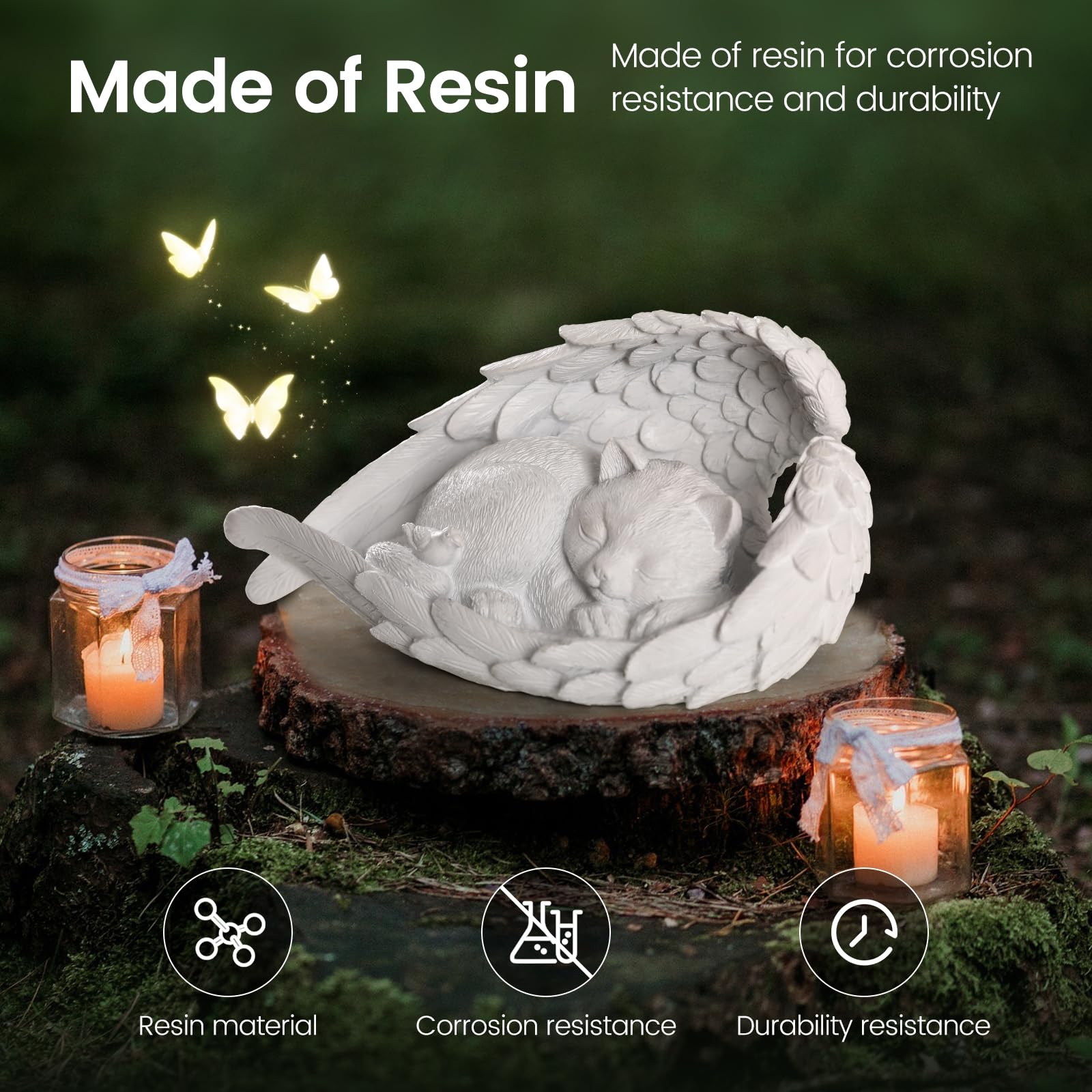 PUPIHOM compact memorial stone fitting small spaces indoors or outdoors