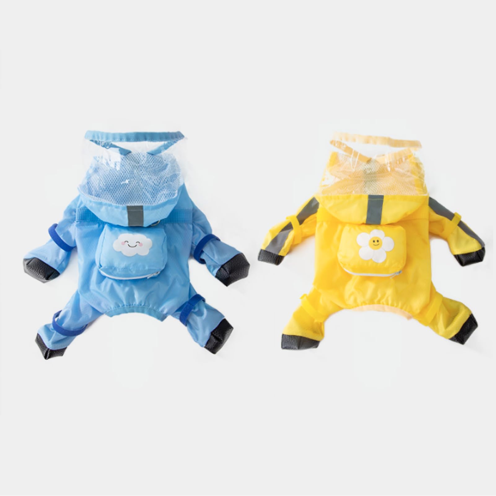 PupMist waterproof mini-backpack blue provides hands-free storage during strolls