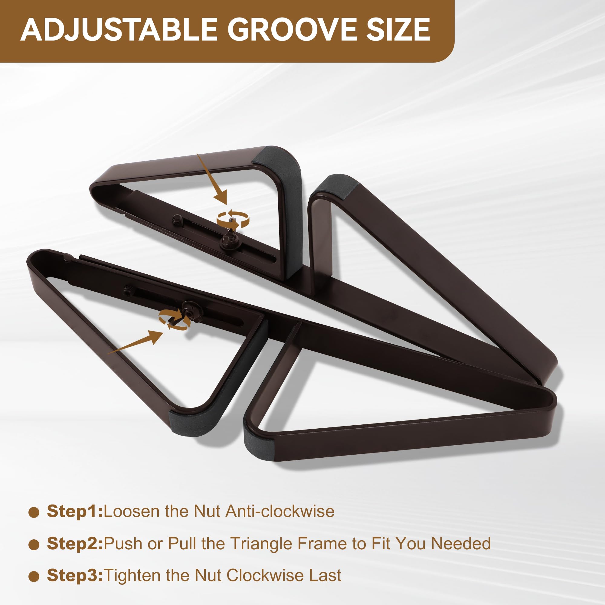 PUPETPO feet in 2.2-inch range fit standard and thick gates