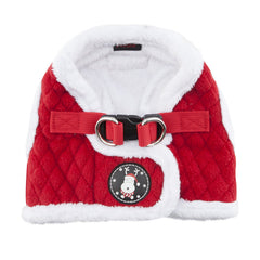Puppia Blitzen Vest Harness red XL back view displays secure step-in design for easy daily use