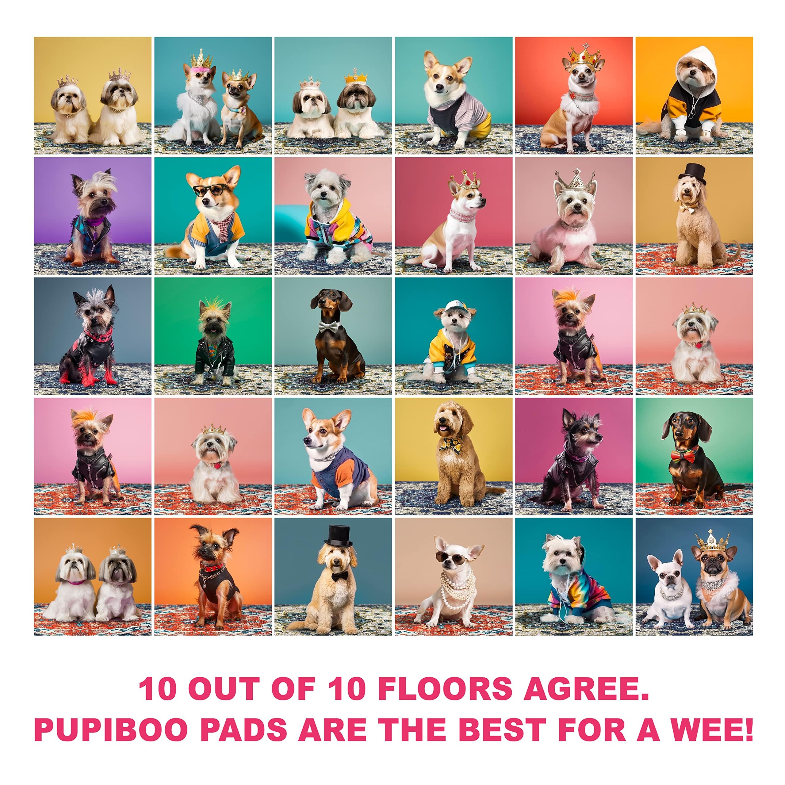PUPIBOO washable pee pad machine washable simplifies cleanup