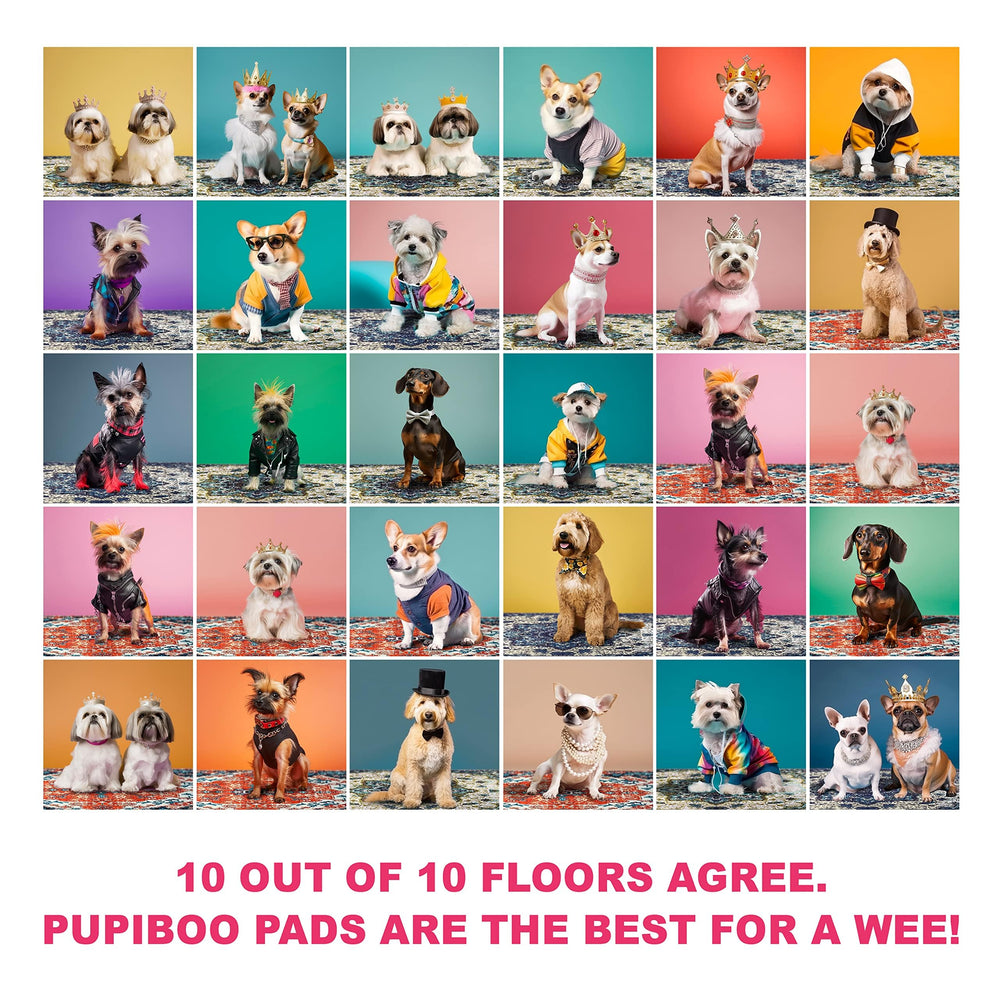 PUPIBOO washable pee pad machine washable simplifies cleanup