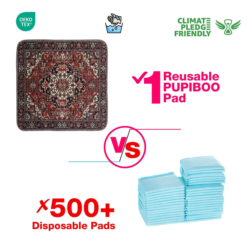 PUPIBOO washable pee pad travel use supports mess-free trips