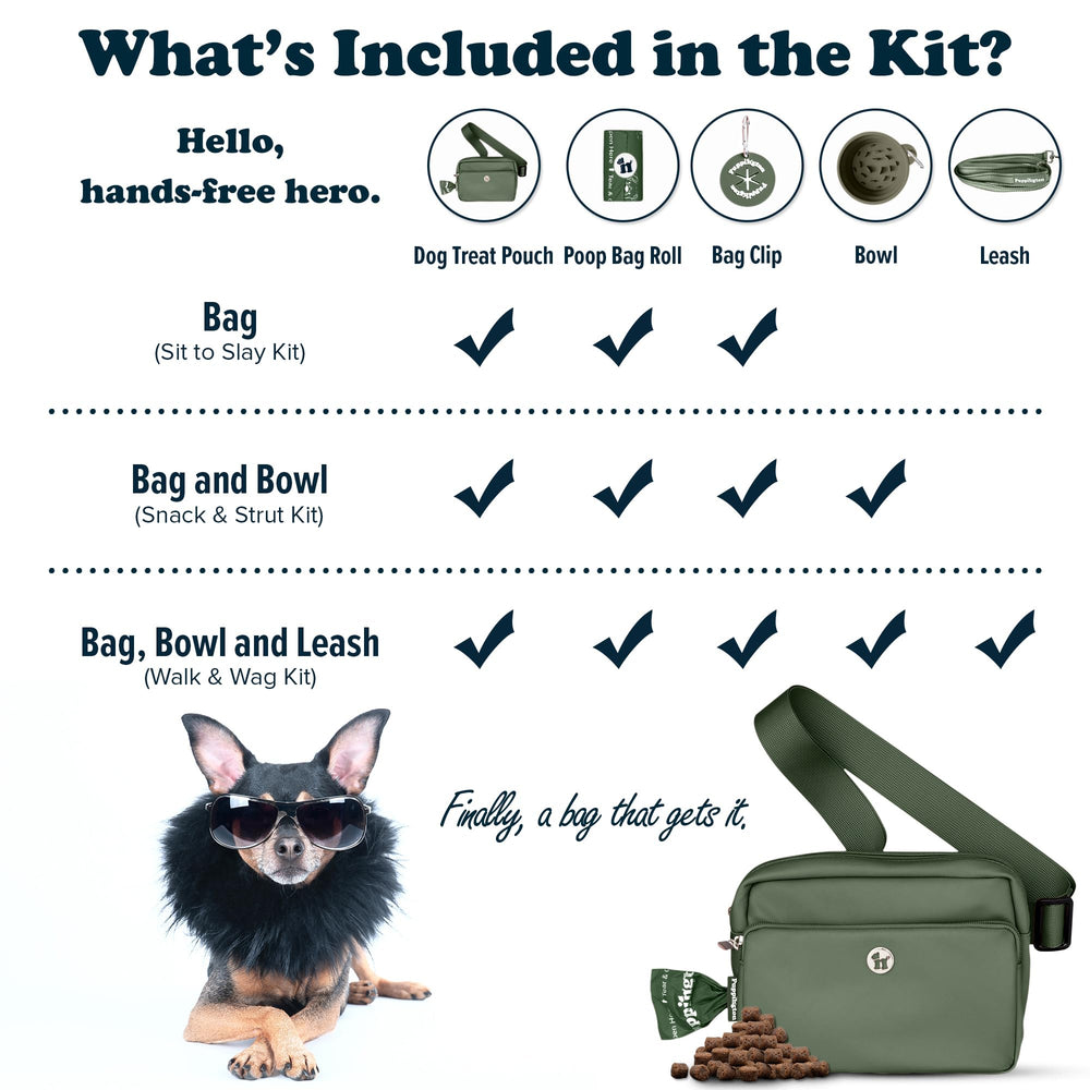 Puppington 3-in-1 dog walking bag offers versatile everyday use