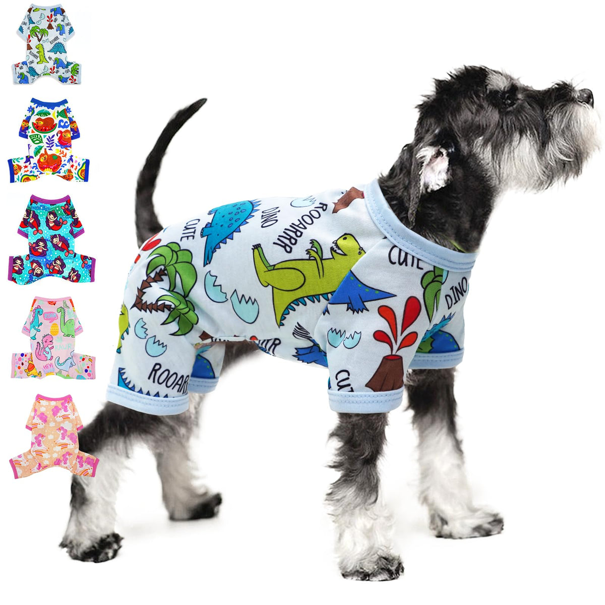 Puppishy Dog PJs soft fabric closeup showing cozy knit for small dogs.