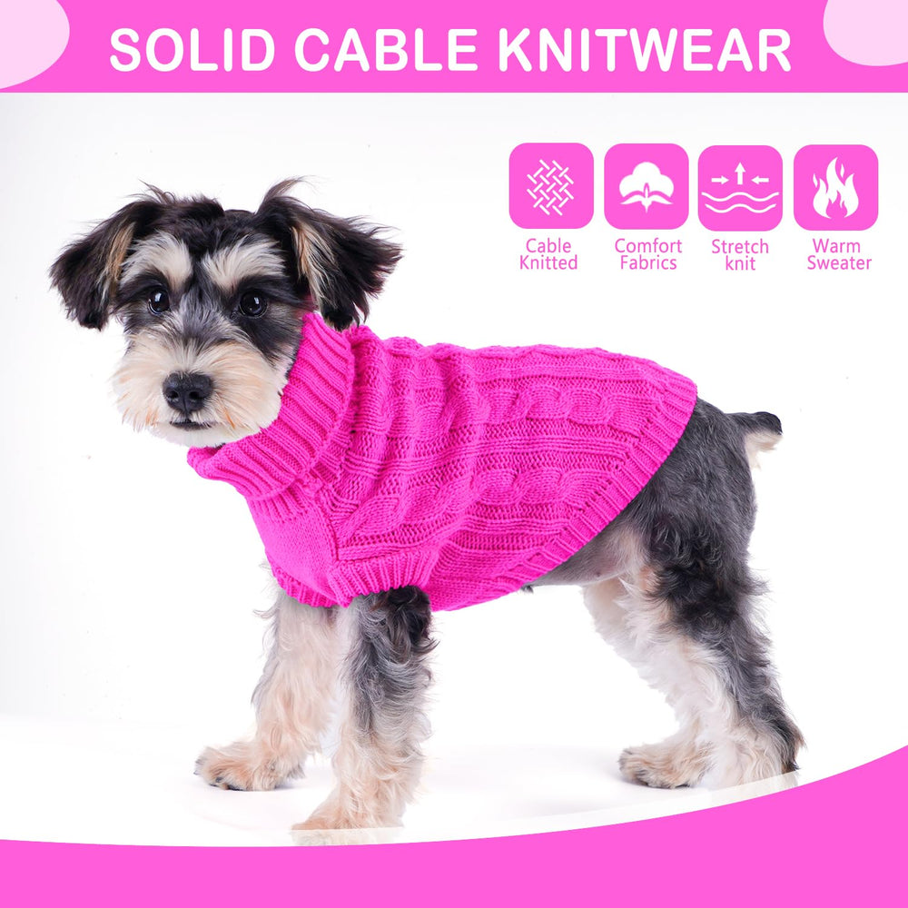 Puppishy small rose front view shows snug fit and cute styling