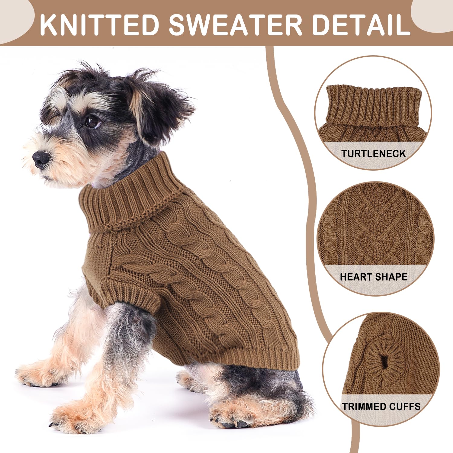 Puppishy rose red knit on a tiny dog, ideal for daily wear.