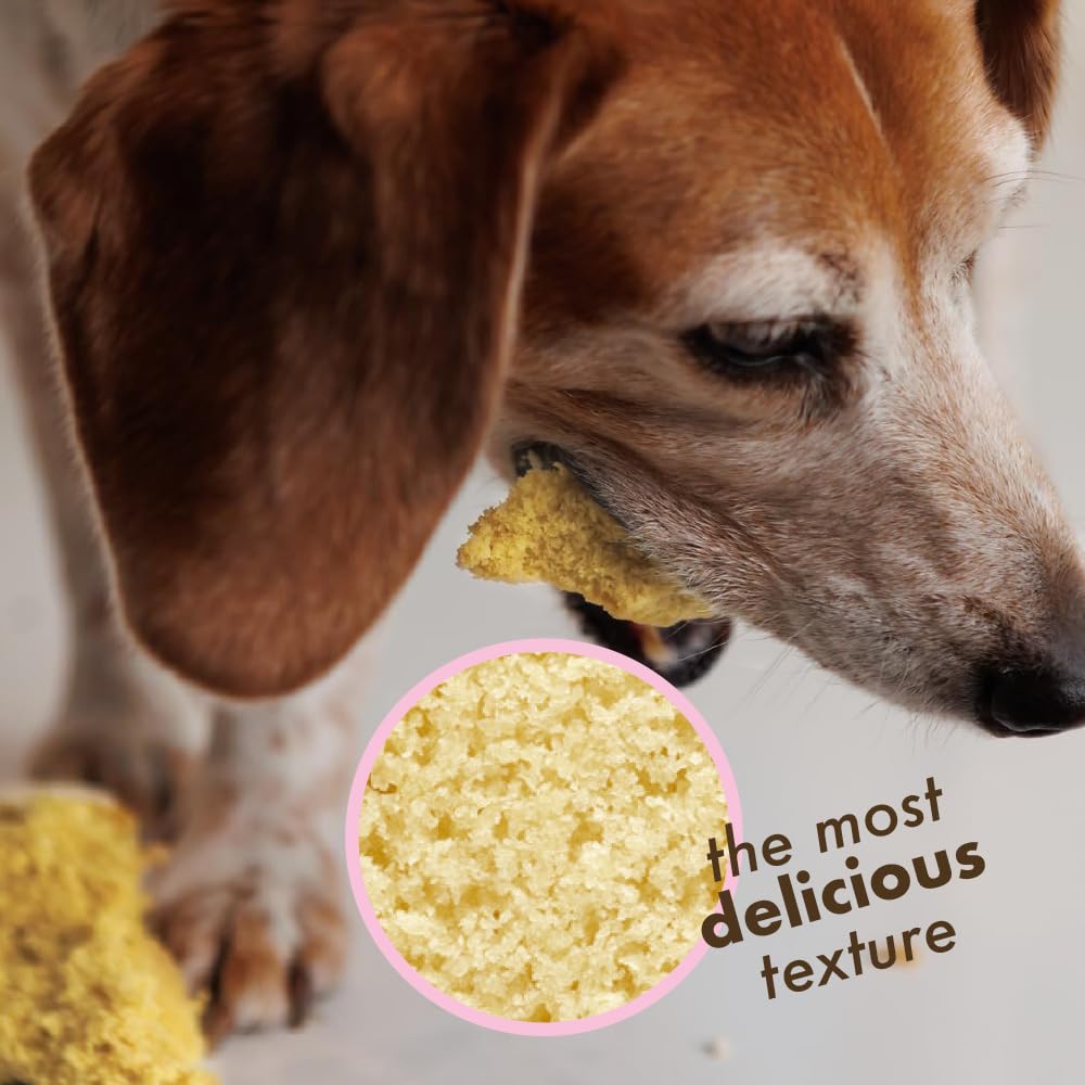 Puppy Cake icing packet topping highlights easy, flavorful frosting for paw-some celebrations