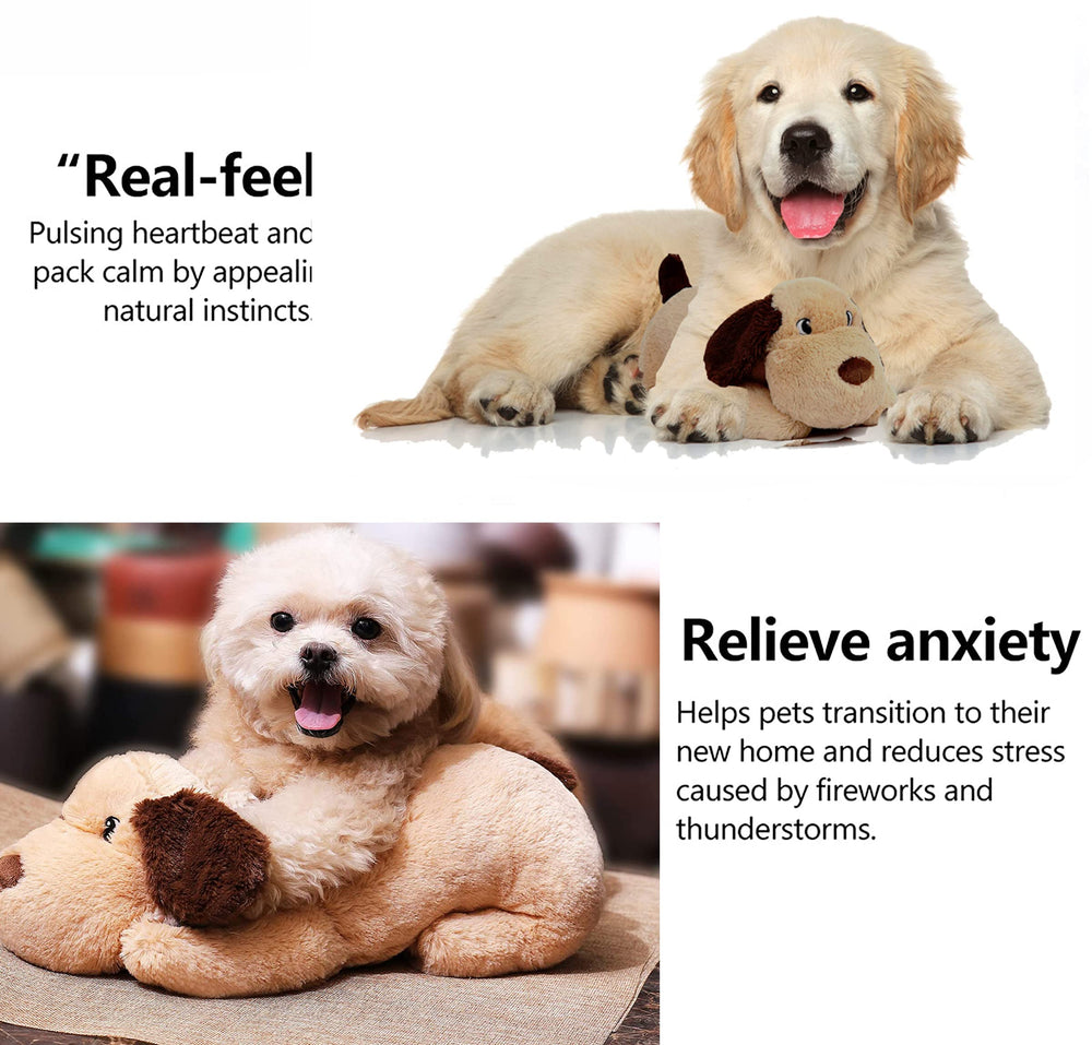 PUPPY KNOW heartbeat-toy hidden switch prevents accidental shutoff during play