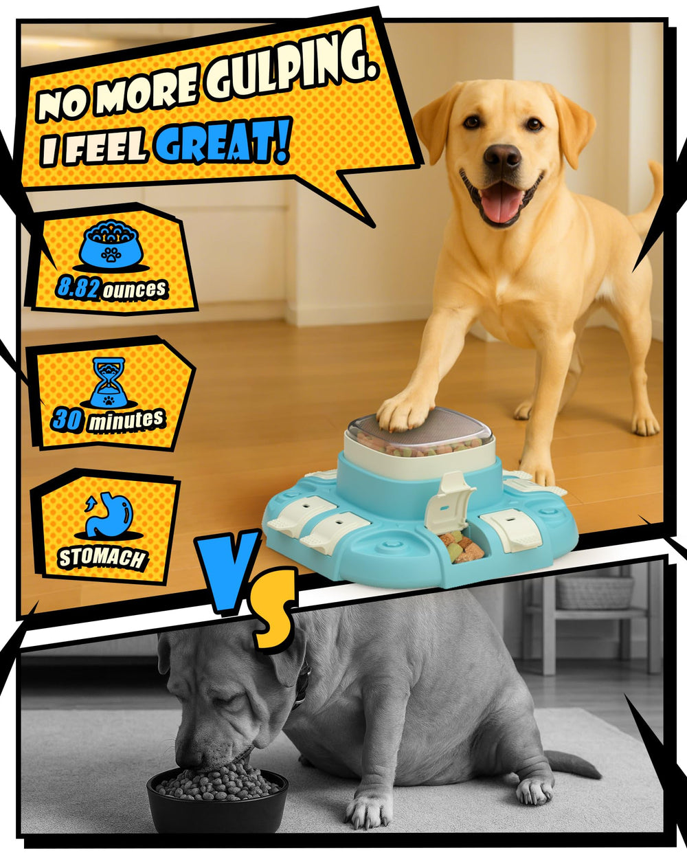 Puppyspout smooth, easy-clean surface for quick maintenance.