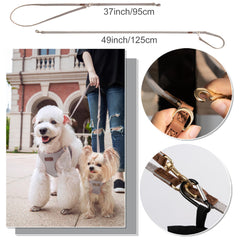 Puppytie harness soft breathable fabric close-up for skin-friendly wear