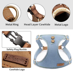 Puppytie multi-function leash set in use provides versatile control during walks