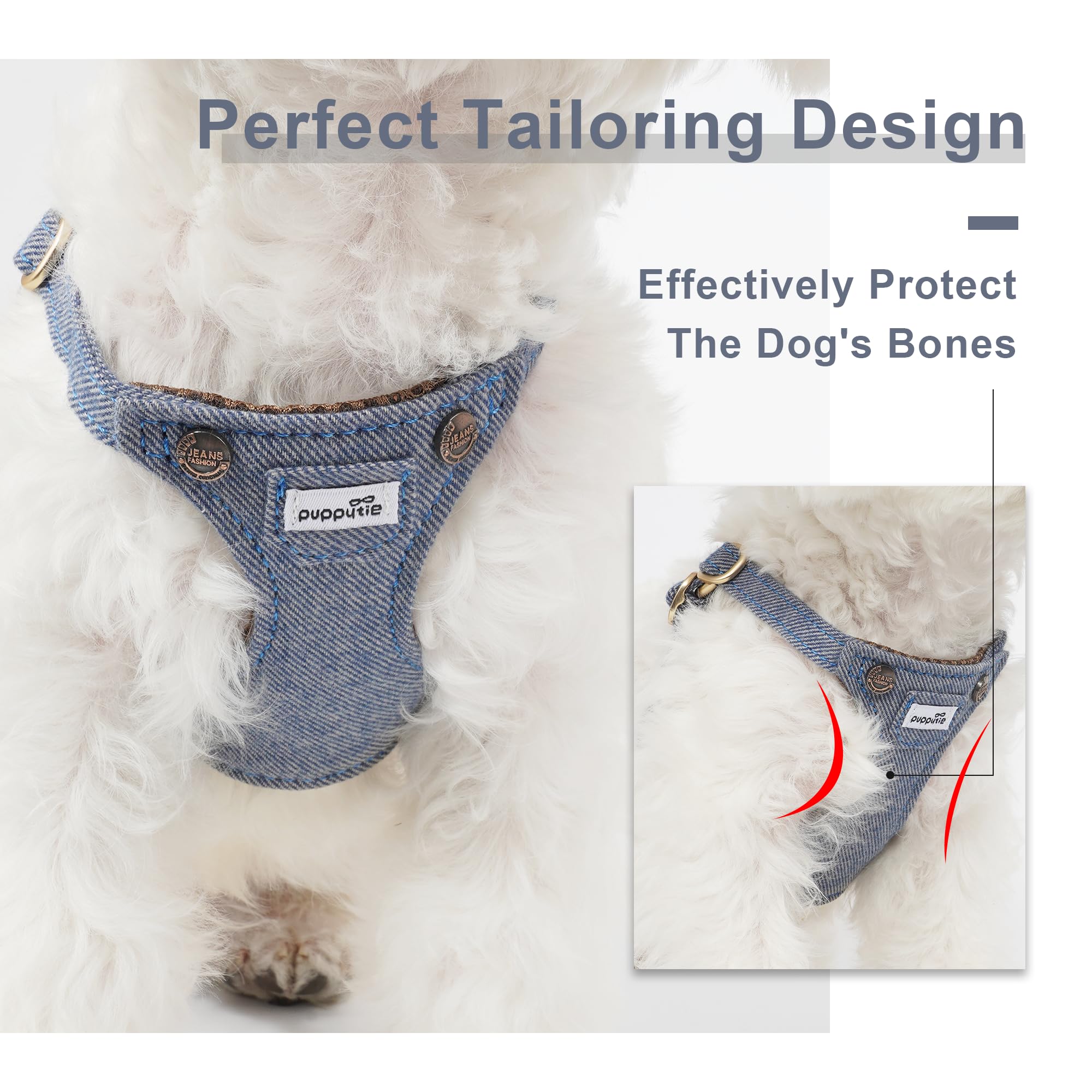 Puppytie multifunction leash shown with two lengths for flexible walking