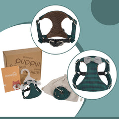 Puppytie No Pull Harness patented rounded buckle for safer adjustments