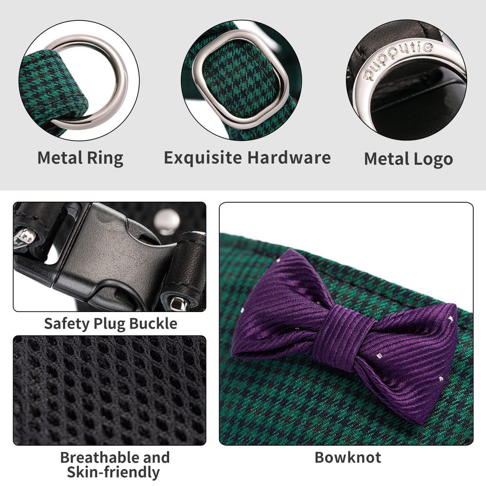 Puppytie soft breathable fabric protects skin during long walks.