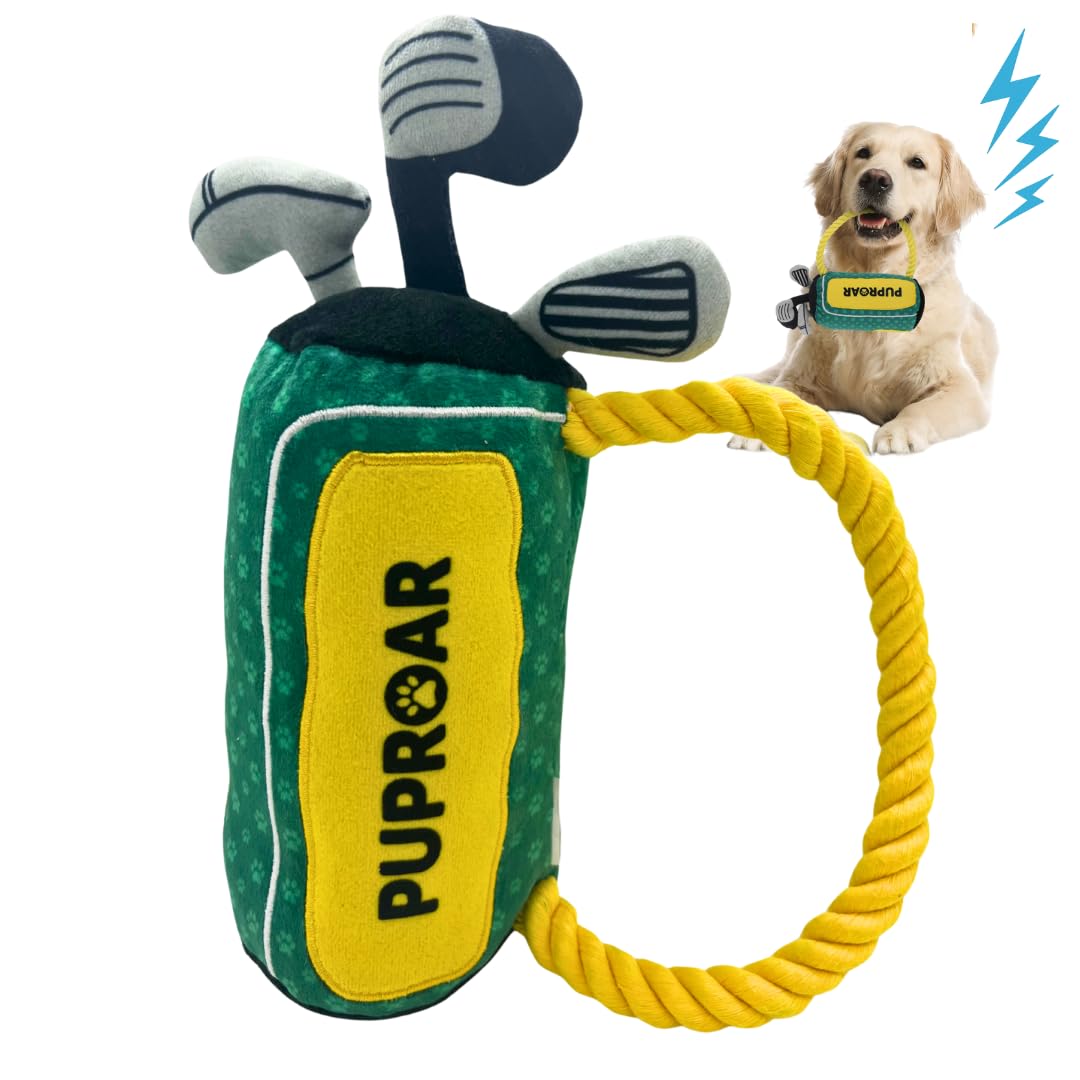 PUPROAR Juguete de golf para perros, regalo ideal de cumpleaños.