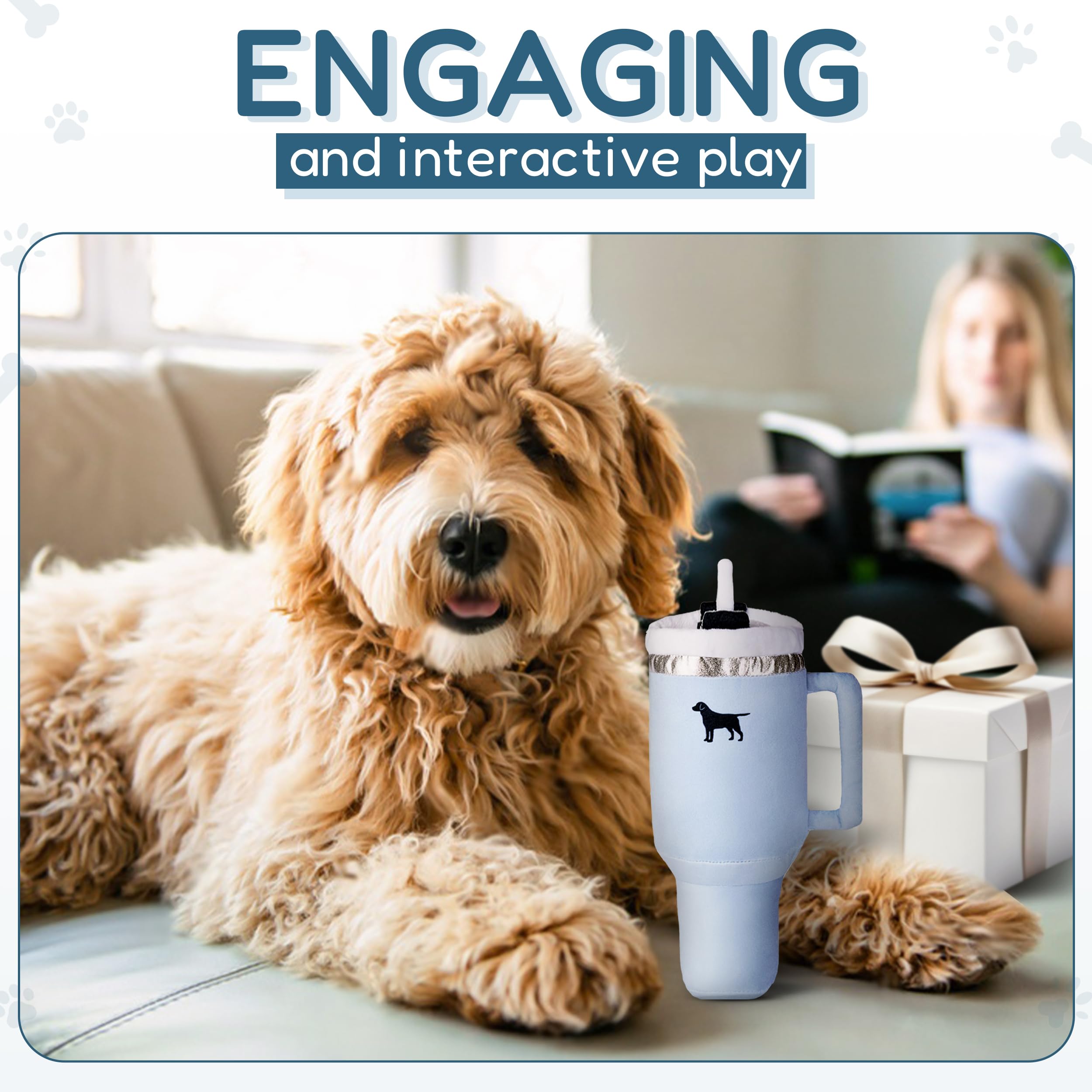 PUPROAR Pup Cup Tumbler 9,5 pulgadas, apto para cachorros y perros grandes.