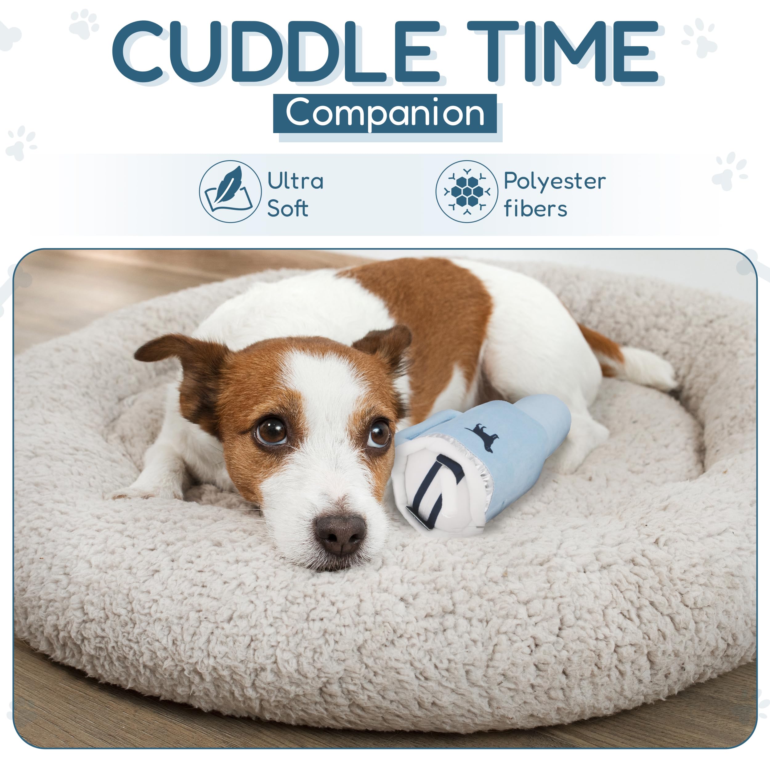 Juguete suave con chirrido para perros, Pup Cup Tumbler.