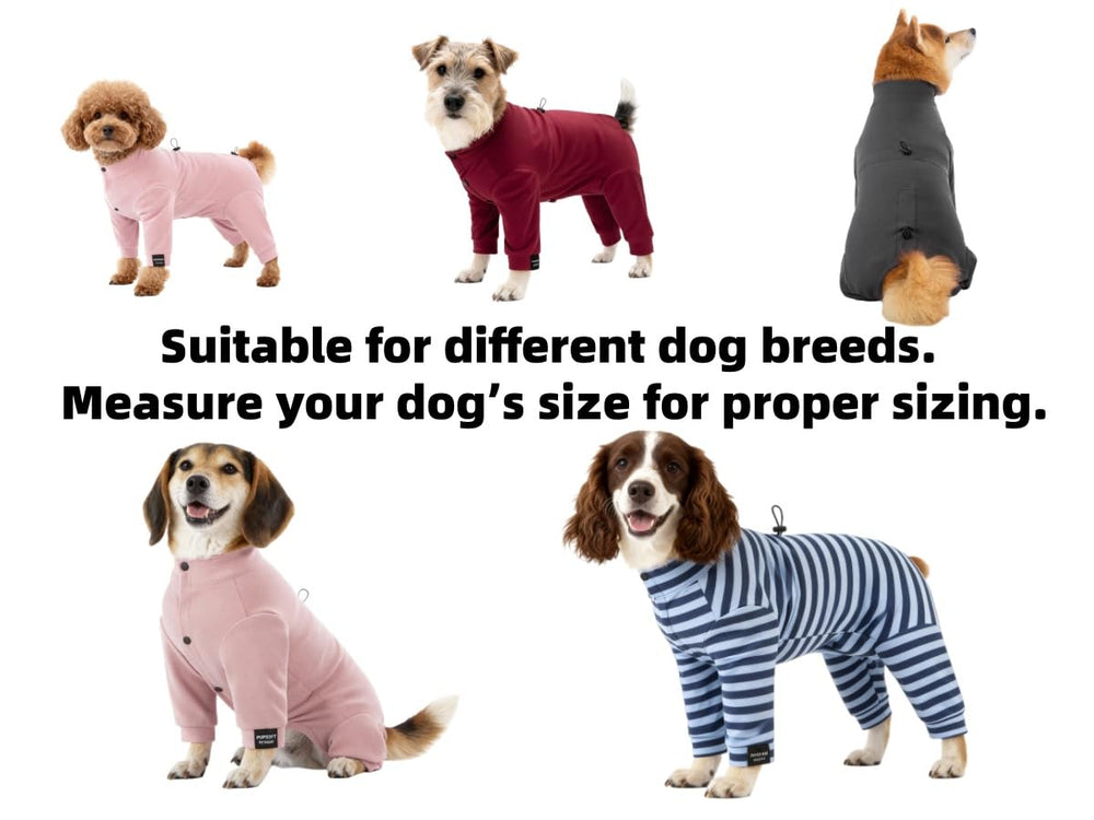 Pupsooft pink dog winter warmer onesie size small flexible sizing.