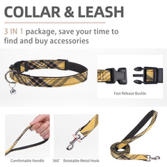 PUPTECK 4.9ft leash with 360-degree rotating hook for secure control
