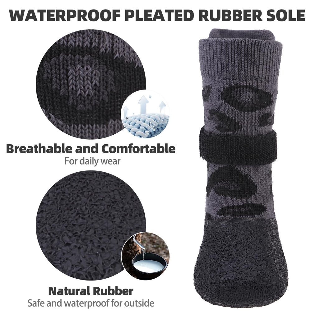 PUPTECK breathable knit upper for all-season comfort and flexibility.