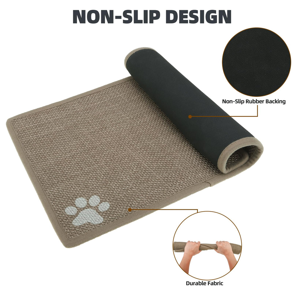 PUPTECK dog food mat easy-clean design ready for machine wash