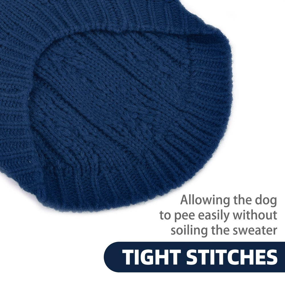 PUPTECK dog sweater knit texture combines style and warmth