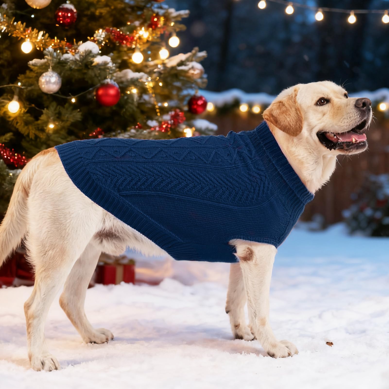 PUPTECK dog sweater size chart helps find the right fit