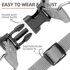 PUPTECK durable nylon material closeup highlights sturdy webbing and daily comfort.