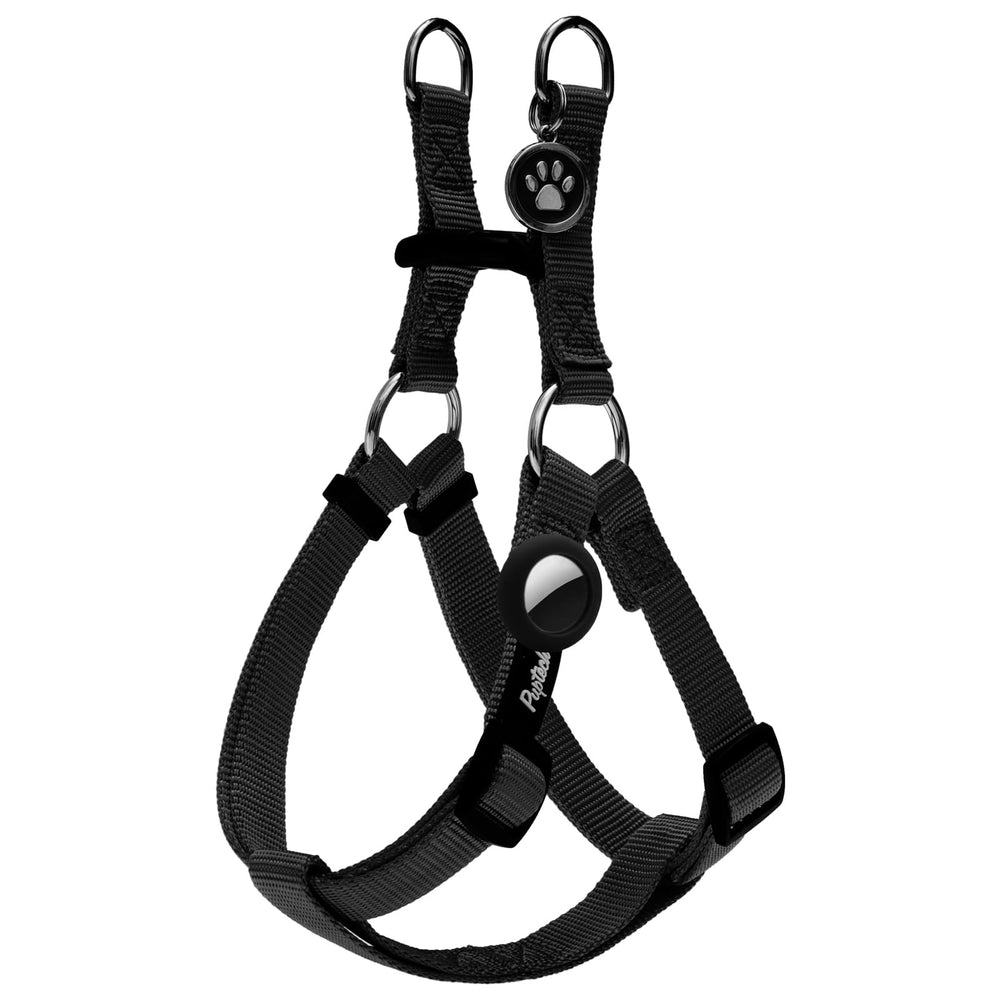PUPTECK no-pull harness front view highlights chest-friendly design for comfortable walks.