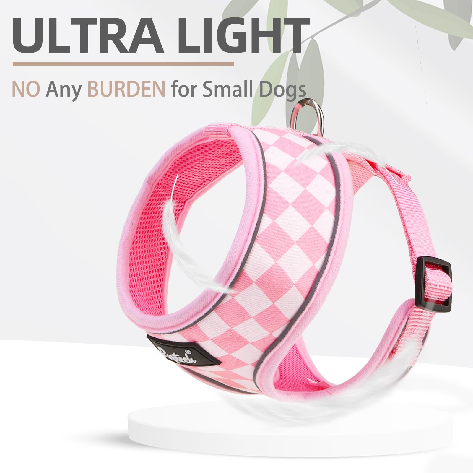 PUPTECK quick-release buckle image demonstrates easy on/off for new owners