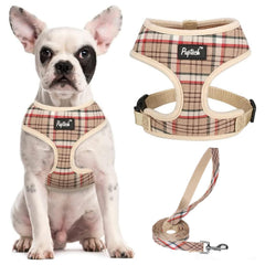 PUPTECK soft mesh harness close-up shows breathable comfort.