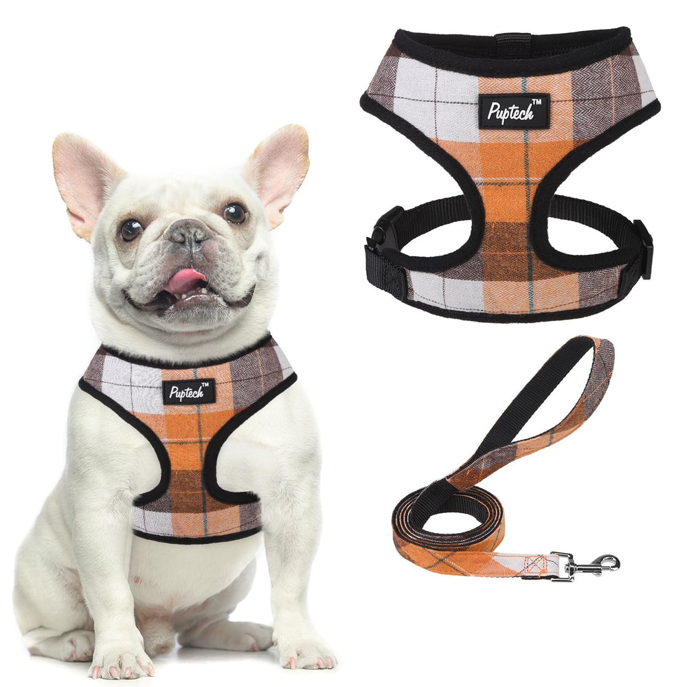 PUPTECK soft mesh harness top view showing lightweight comfort for daily walks