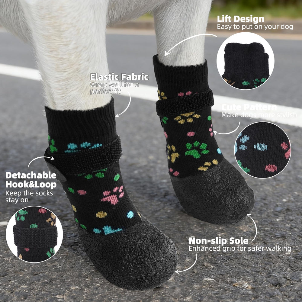 PUPTECK waterproof paw soles keep paws dry outdoors.