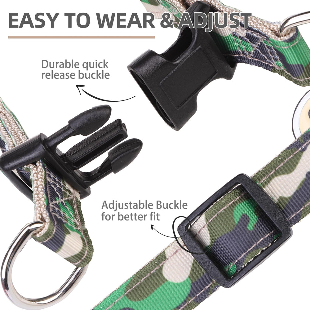 PUPTECK adjustable harness highlights breathable, comfortable fit during strolls.