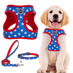 PUPTECK adjustable dog harness front view for comfortable all-day wear