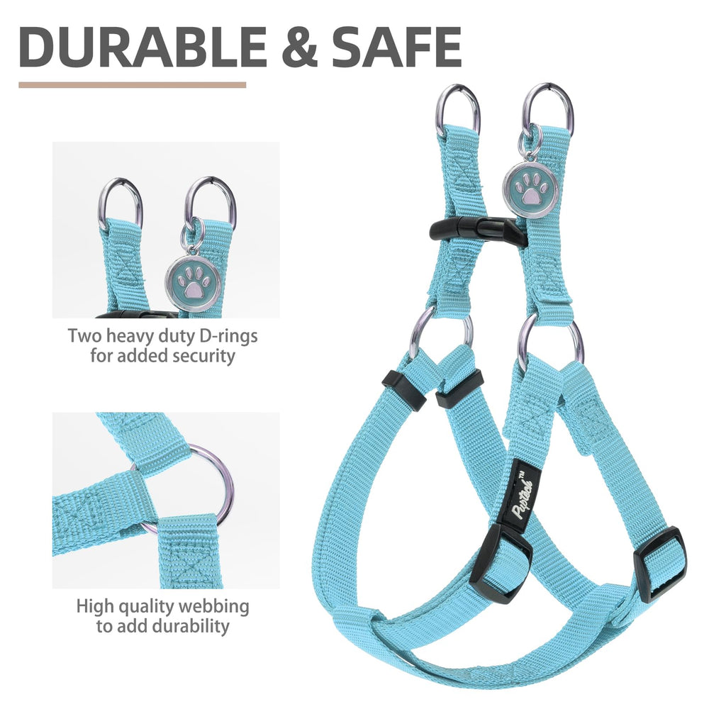 PUPTECK arnés nylon duradero y suave para caminatas diarias.