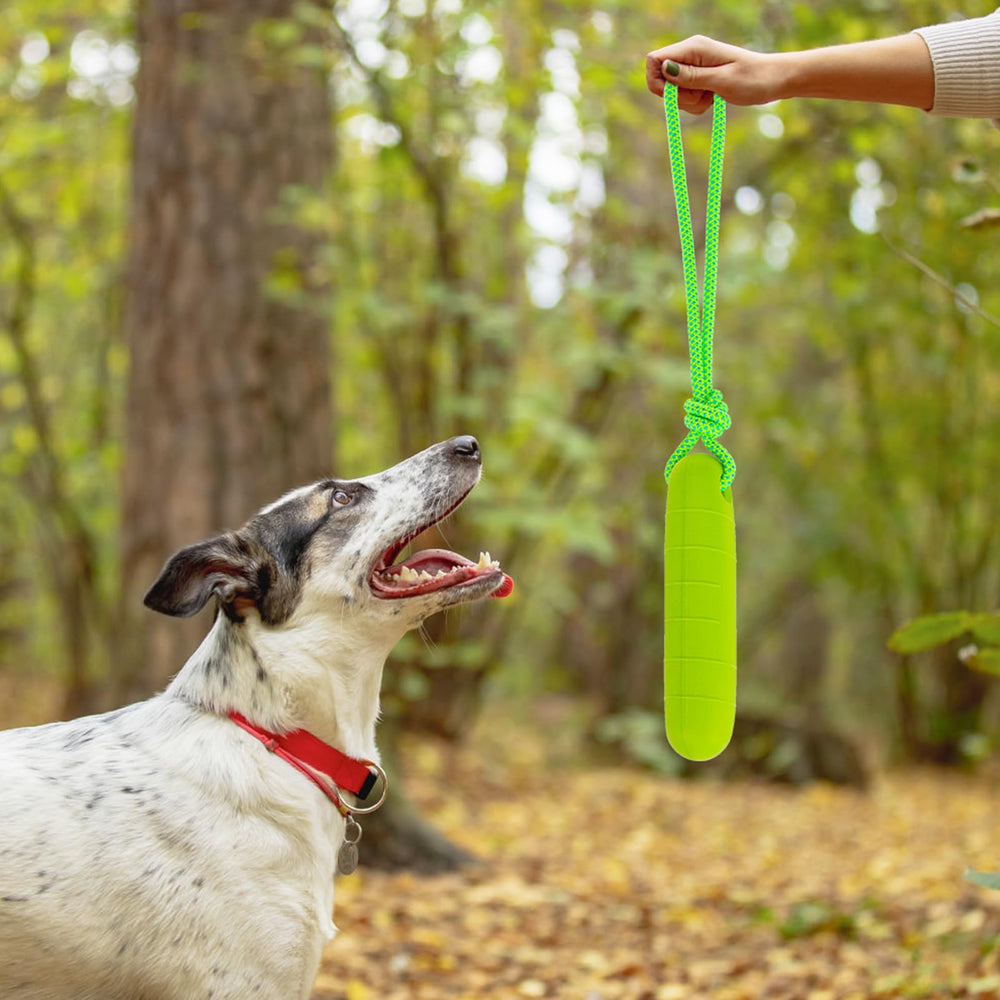 PUPTECK floating toy with durable rope emphasizes light weight and durability.