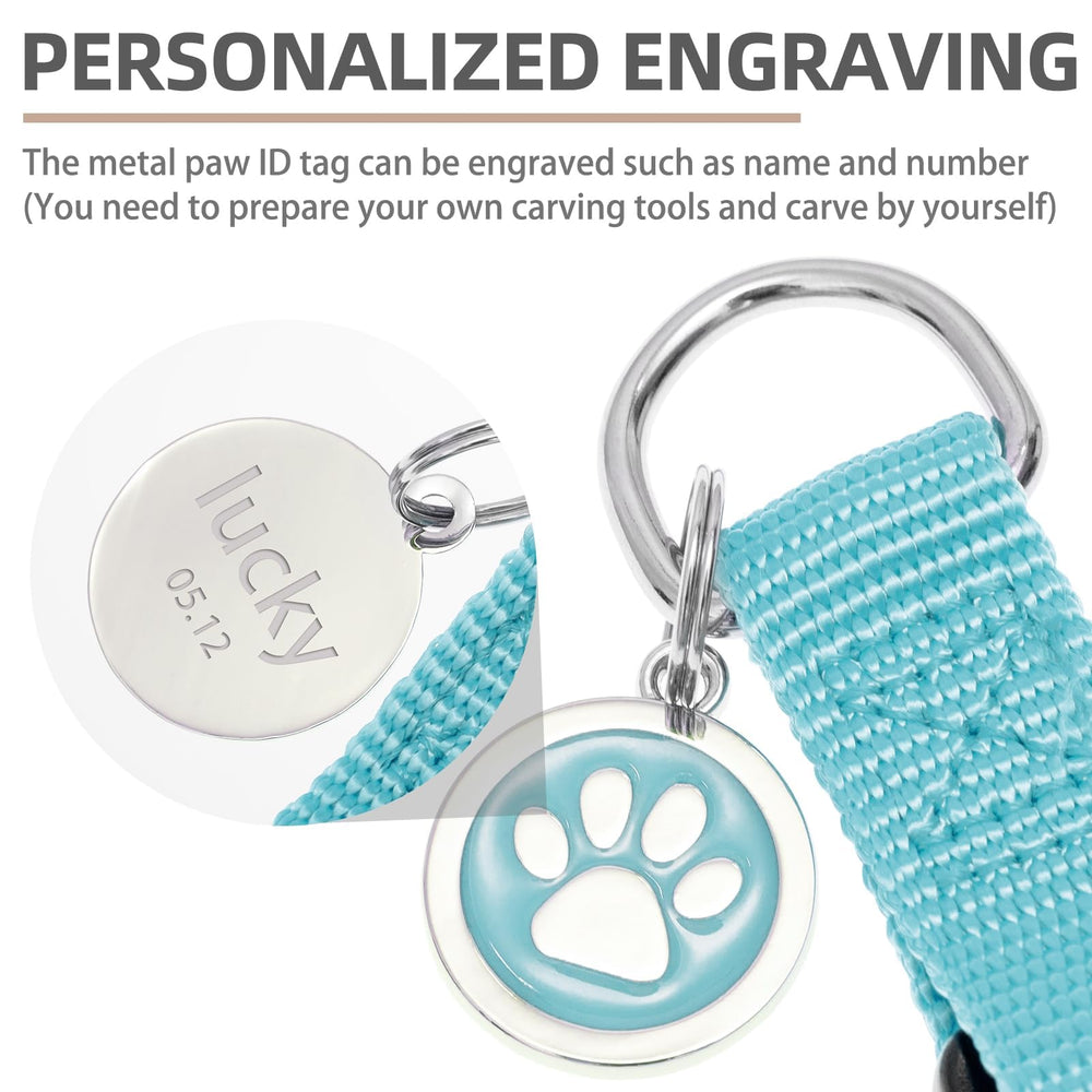 PUPTECK ID tag DIY customization with paw motif